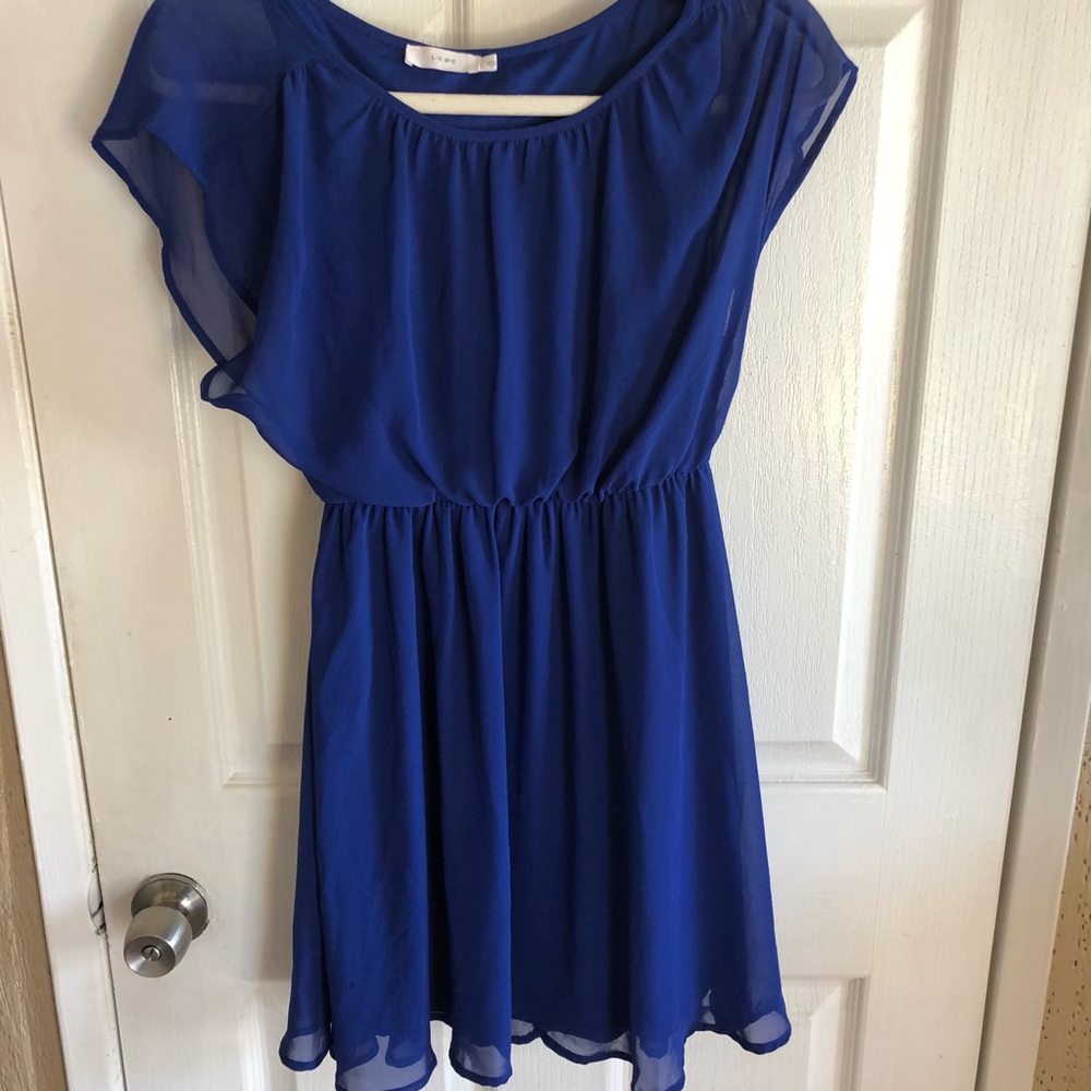 Blue dress